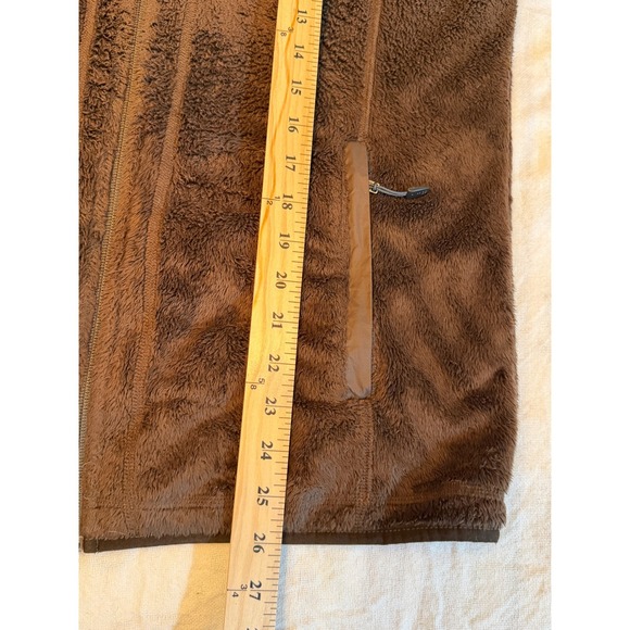 Nike ACG Fleece Jacket Brown Full Zip Puffer‎ Accent Women's Size M - Picture 6 of 8